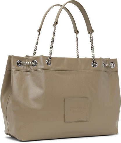 Taupe 'The Large Chain Sack' Bag