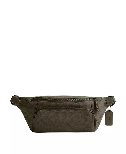 League In Signature Canvas Jacquard Belt Bag