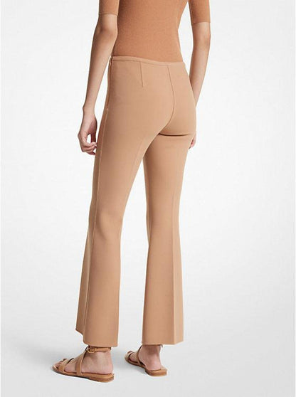 Double Face Stretch Wool Cropped Pants