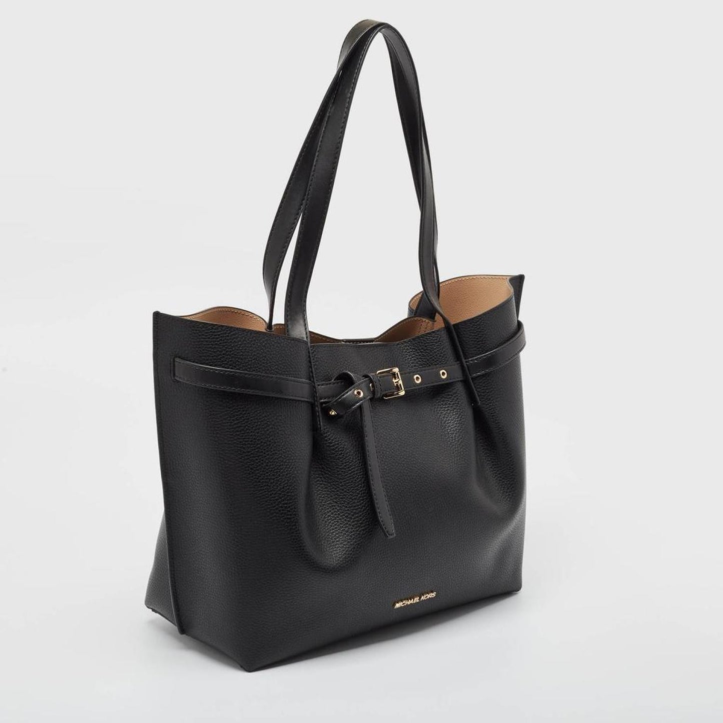 Michael Kors Black Leather Large Emilia East/west Tote