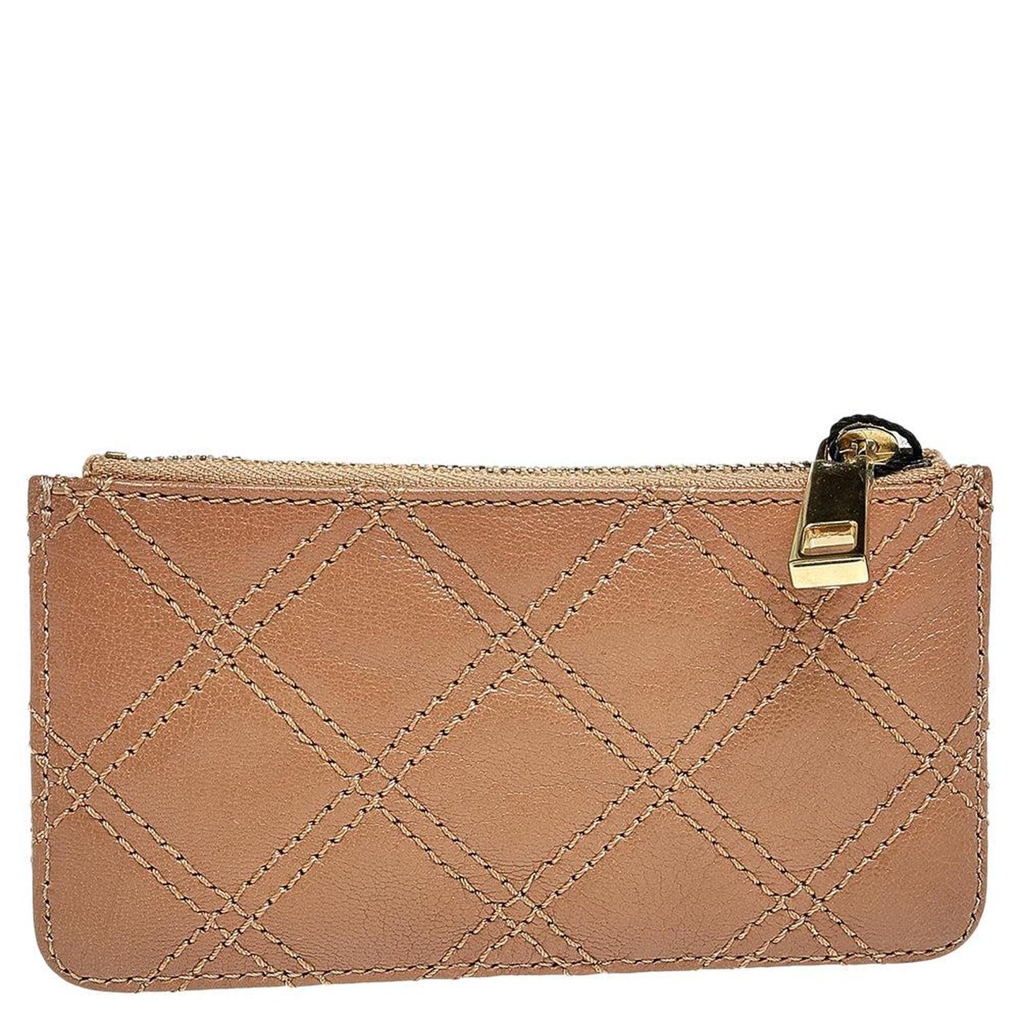 Marc Jacobs Beige Quilted Leather Wallet..