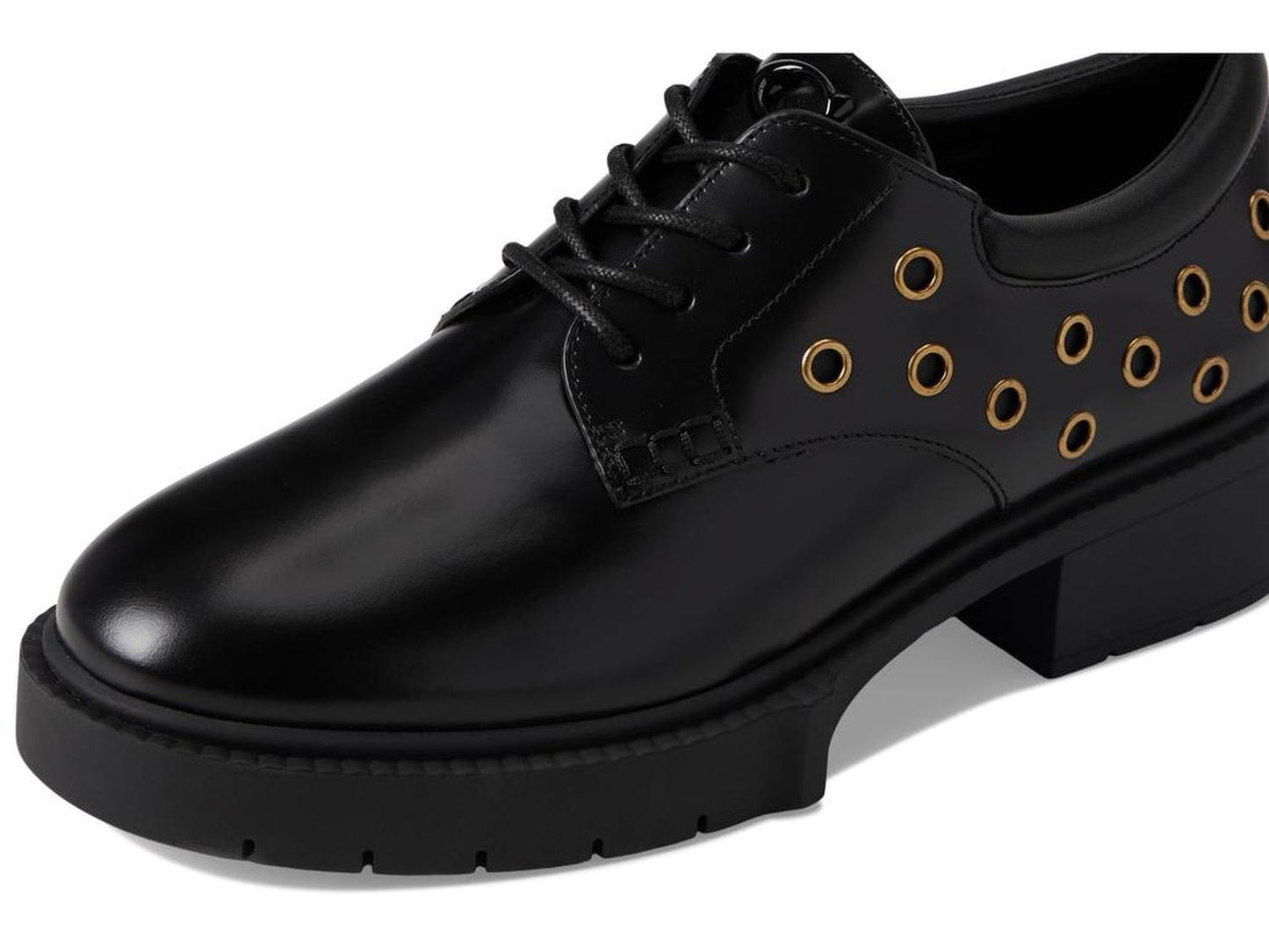 Lyla Platform Derby with Grommets