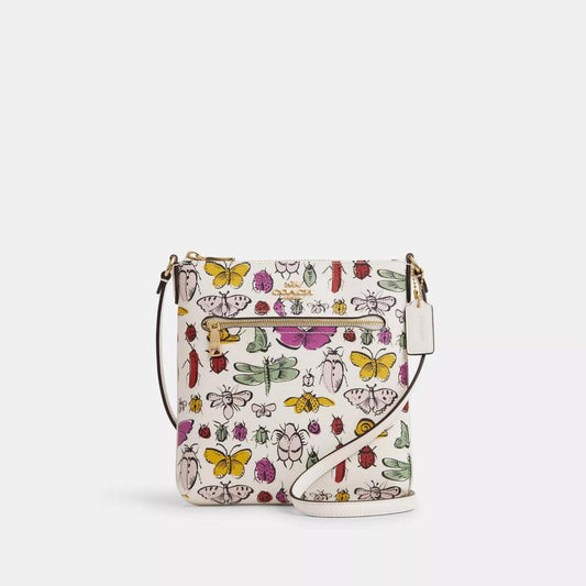 Coach Outlet Mini Rowan File Bag With Creature Print