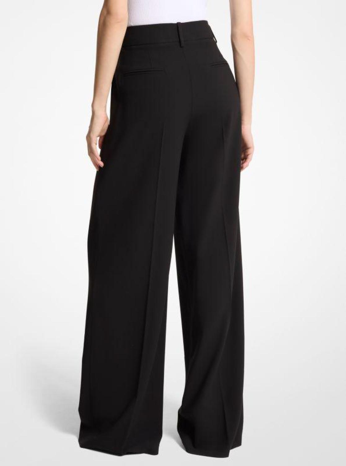 Pleated Wool Trousers