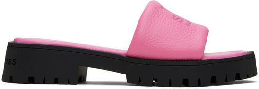 Pink 'The Lug Sole Slide' Sandals