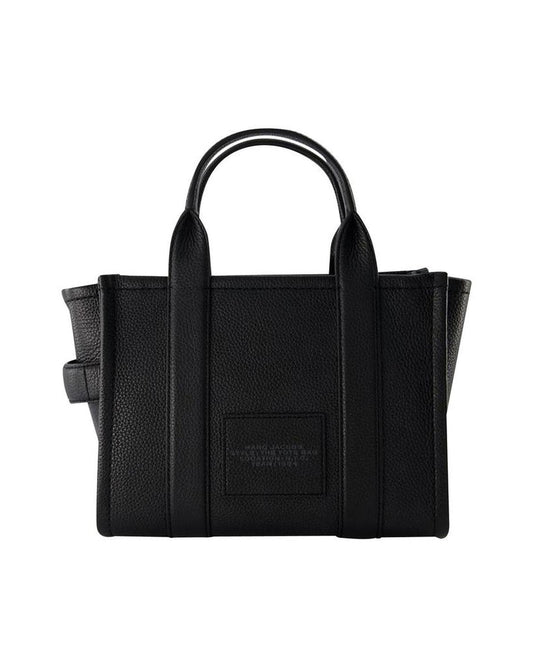 The Small Tote Bag -  -  Black - Leather