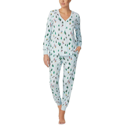 Womens Skiing Comfy Pajama Gift Set