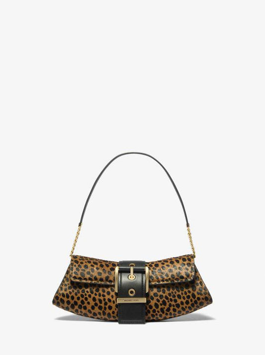 Colby Small Cheetah Print Calf Hair Convertible Clutch