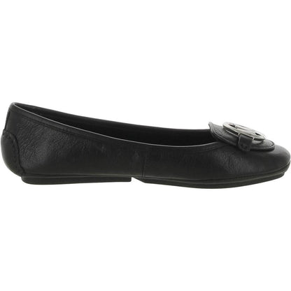 Womens Leather Flat Moccasins