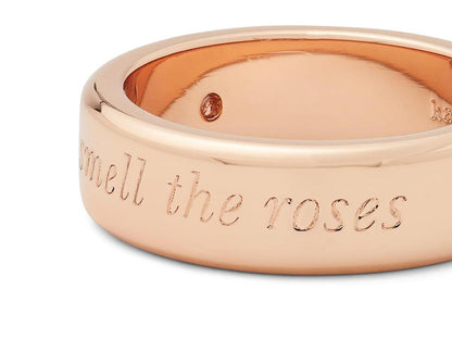 Idiom Ring Stop and Smell the Roses