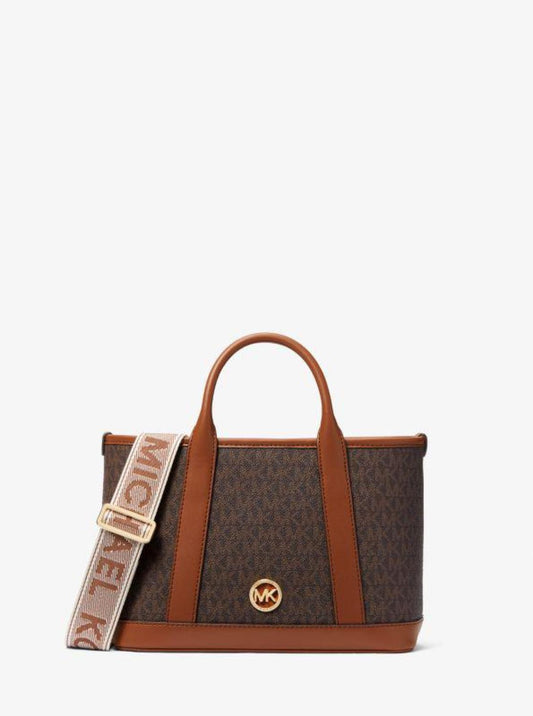 Luisa Small Signature Logo Satchel