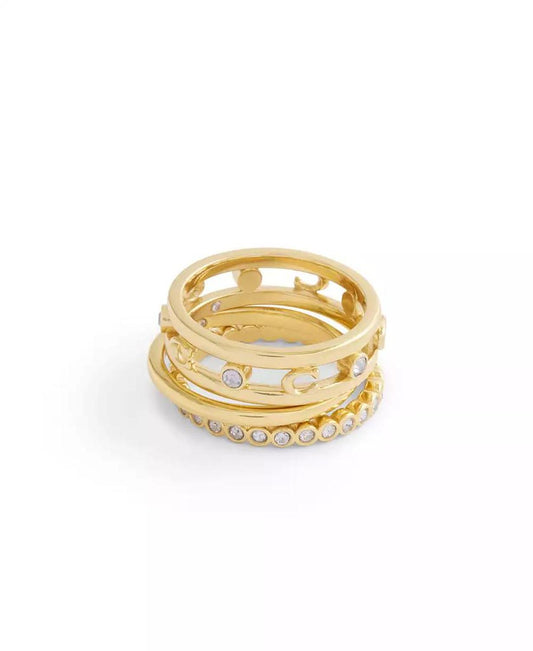 Faux Stone Signature C Open Ring