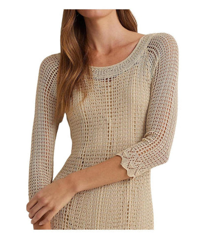 Pointelle-Knit Dress