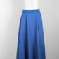 Sportmax Midi Circle Skirt in Blue Cotton