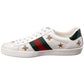 Gucci Ace Embroidered Bee Leather Sneaker