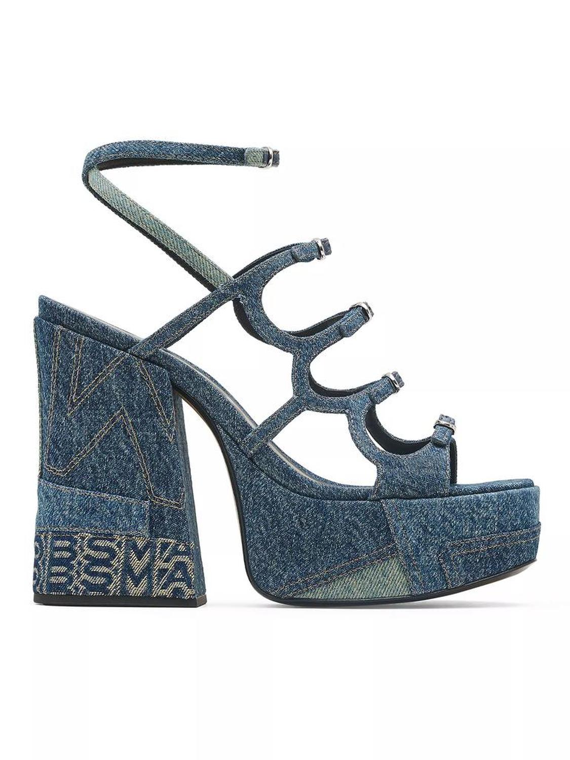 Kiki Denim Platform Pump Sandals