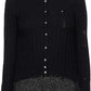 Black 'The Shrunken Cashmere Cable' Cardigan