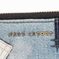 Marc Jacobs Blue/multicolor Denim Patchwork Wristlet Zip Around Wallet