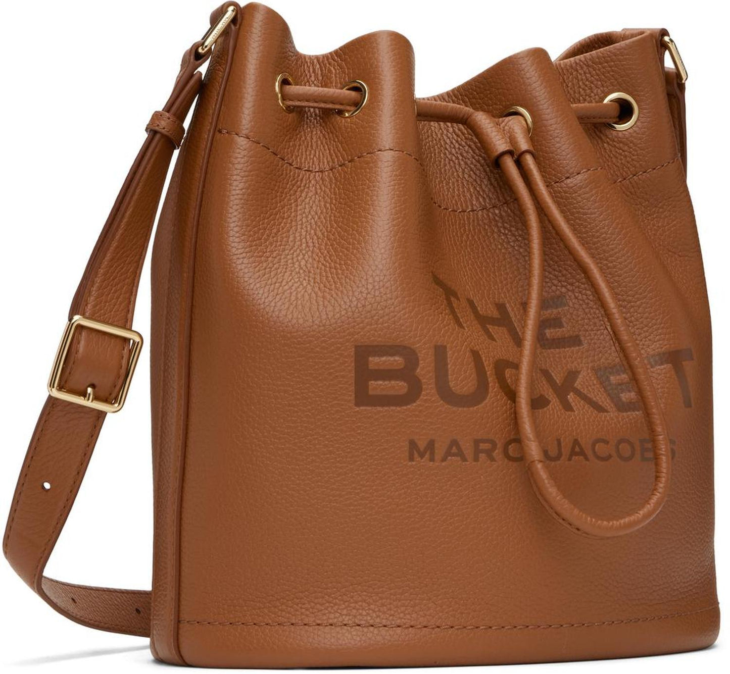 Brown 'The Leather Large Bucket' Bag