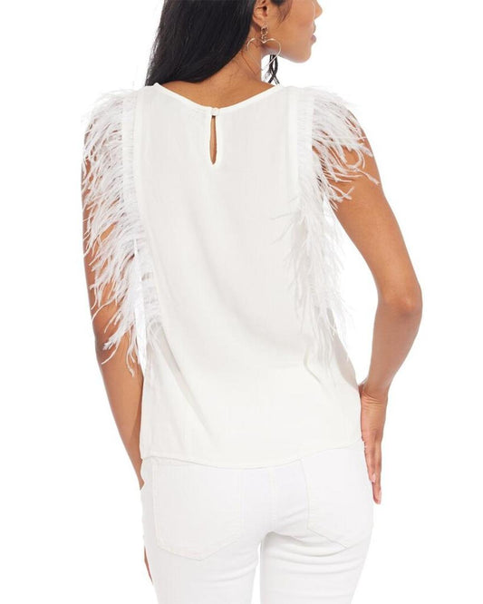 Eva Franco Feather Top