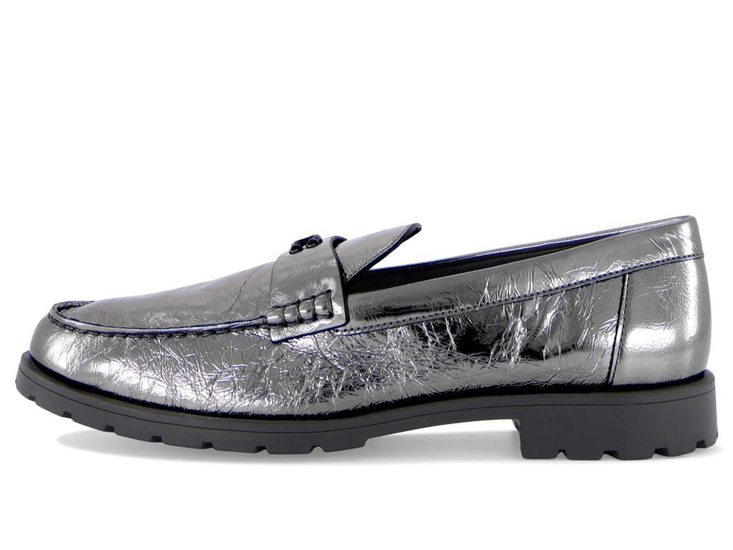 Jocelyn Crinkle Metallic Loafer