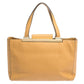 Michael Michael Kors Light Leather Metal Detail Handle Tote