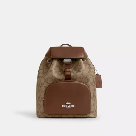 Coach Outlet Pace Large Backpack In Signature Canvas