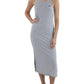 Womens Sleeveless Long Maxi Dress