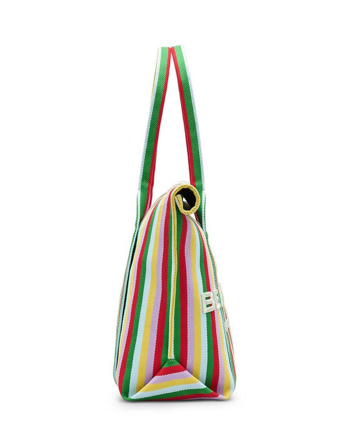 The Striped Jacquard Beach Tote Bag