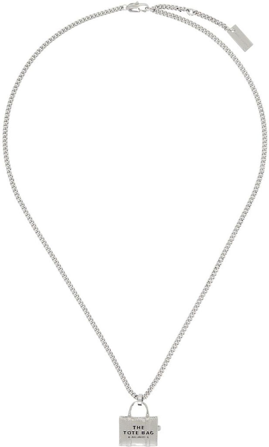 Silver 'The Tote Bag' Necklace