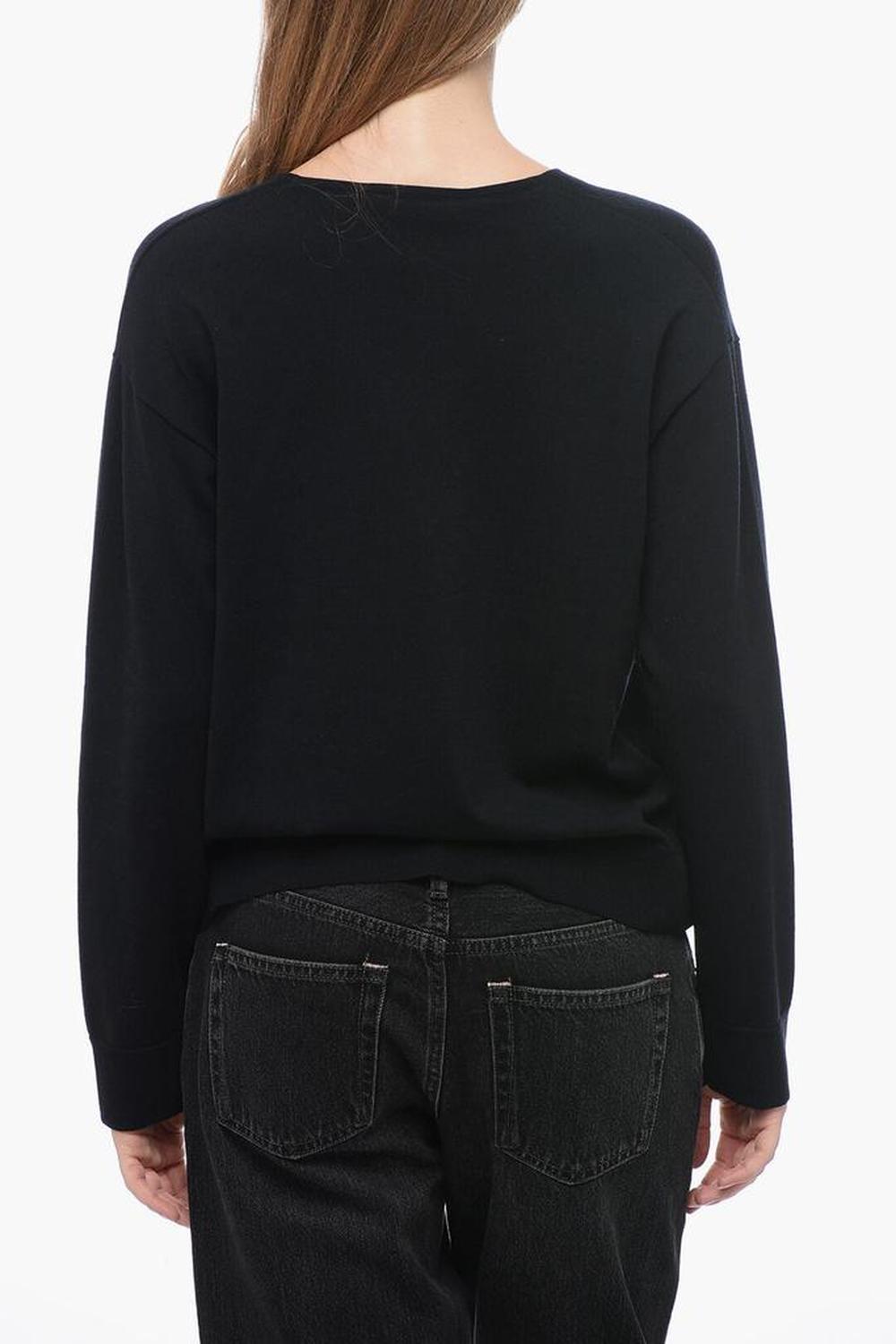 Jersey ALGHERO Sweater with V Neckline