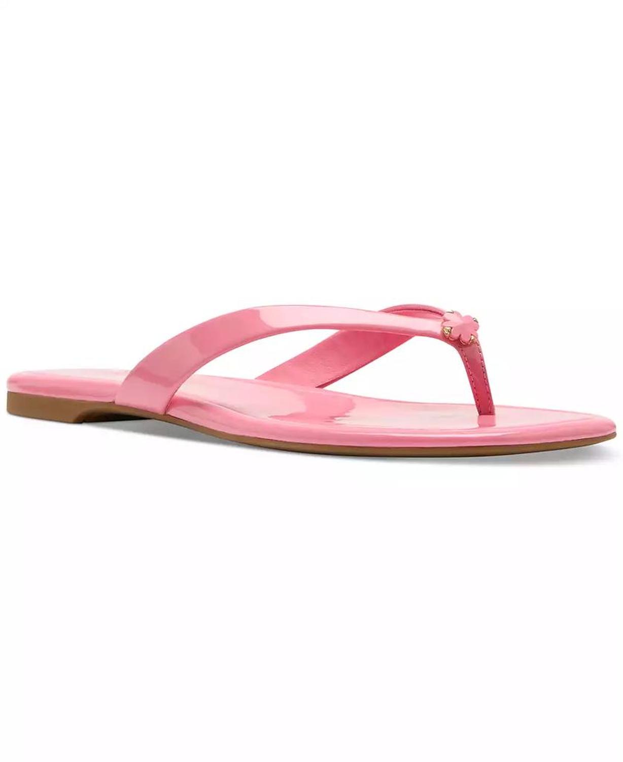 Women's Spade Flower Flip Flop Flat Sandals