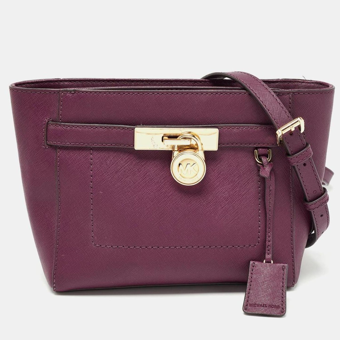 Michael Michael Kors  Leather Hamilton Crossbody Bag