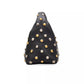 The Glam Studs Leather Mini Sack Bag