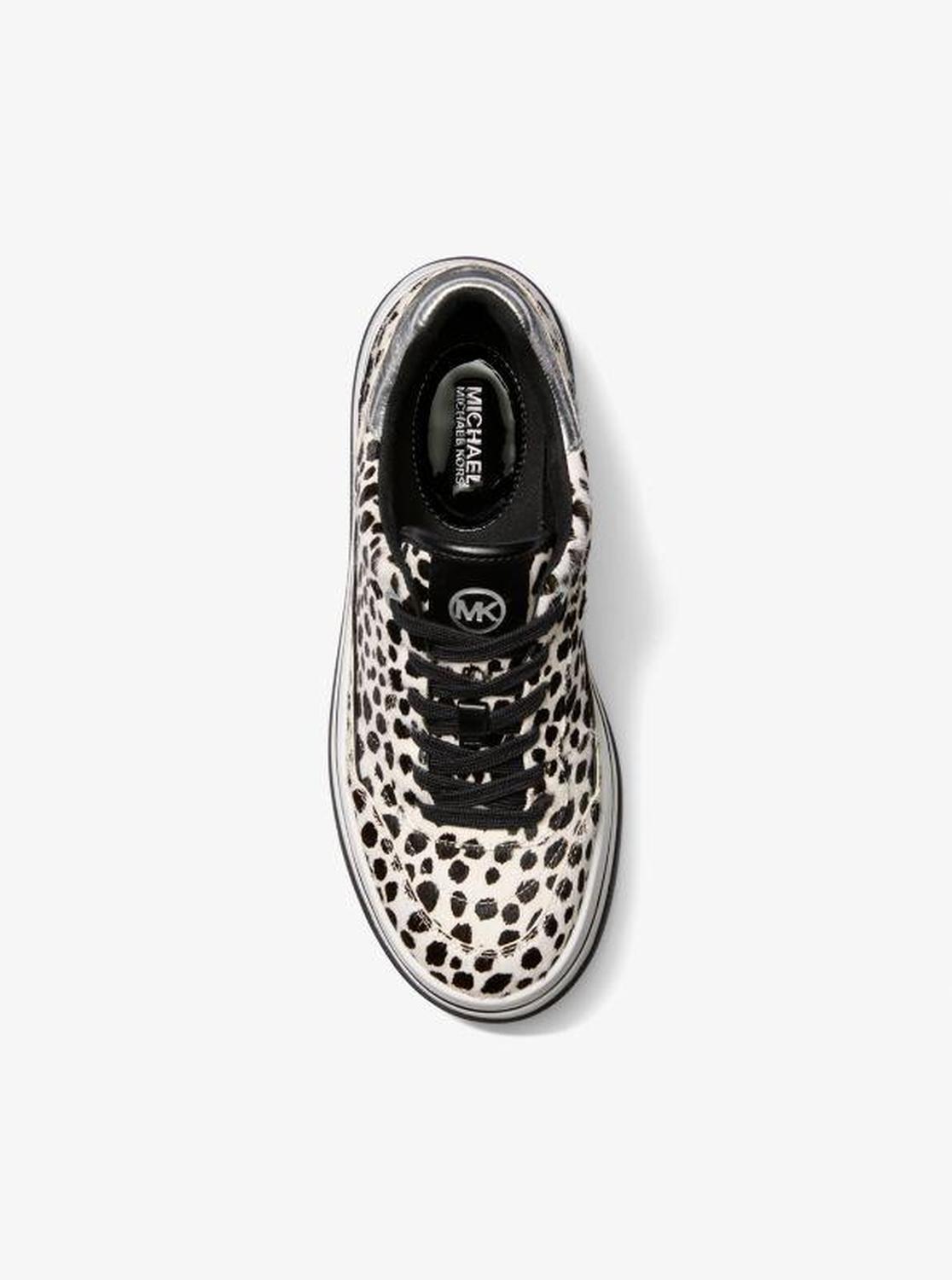 Hayes Cheetah Print Calf Hair Platform Sneaker