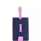 New York Just Mine Initial Luggage Tag, L