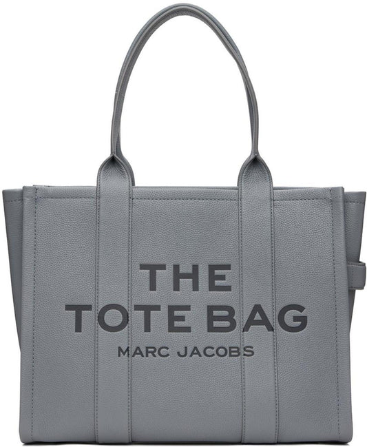 Gray 'The Leather Large' Tote