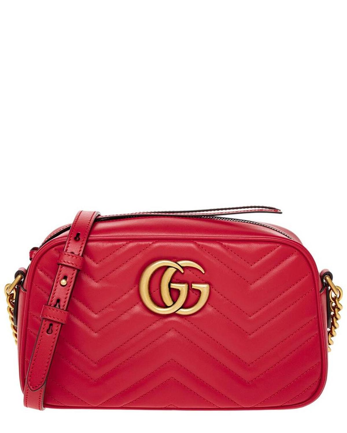 Gucci GG Marmont Small Matelasse Leather Shoulder Bag