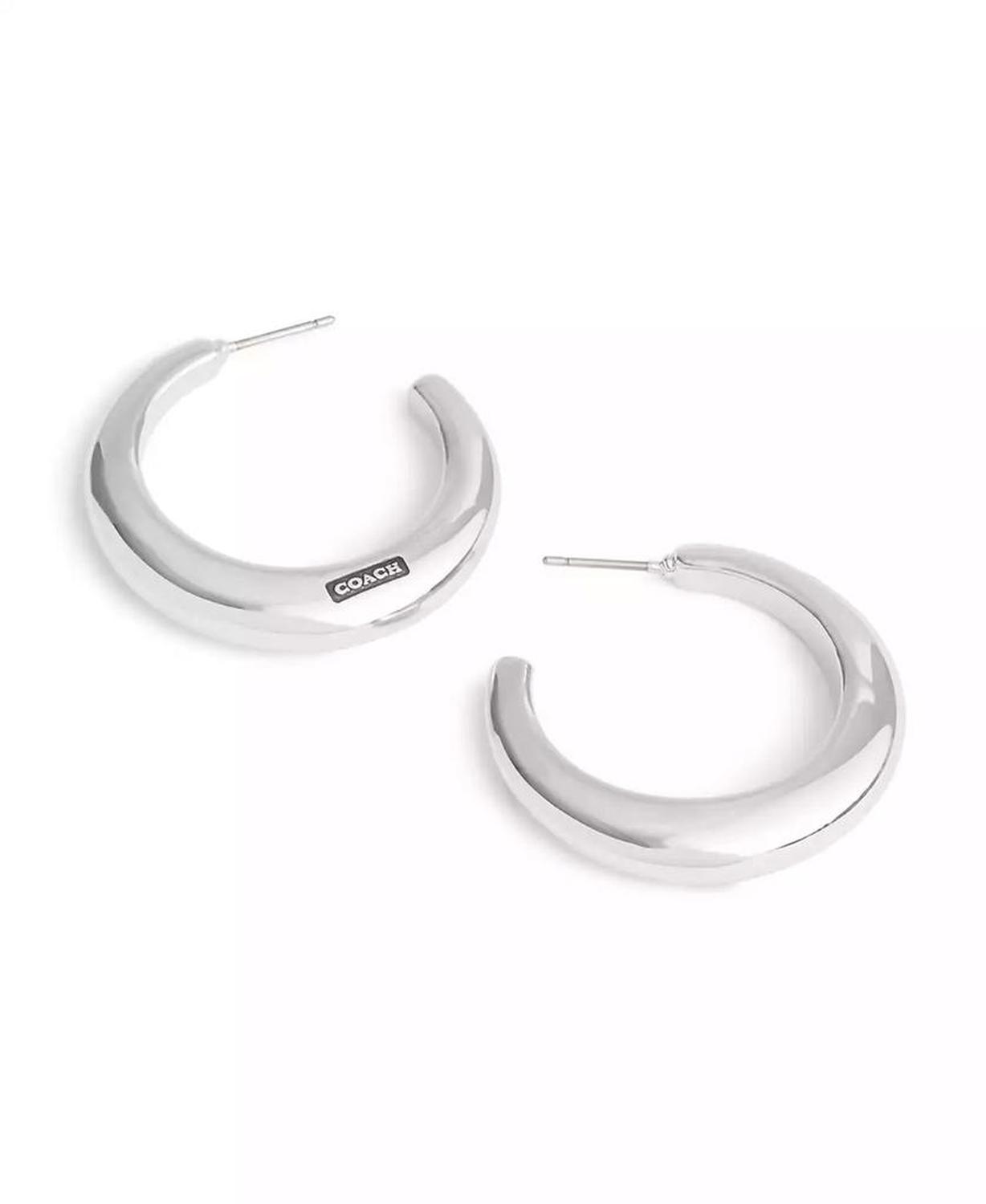 Signature Hallmark Tubular Hoop Earrings