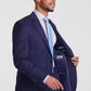 Men's Classic-Fit Pinstripe Wool-Blend Stretch Suit Separate Jacket