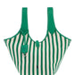 Women's Striped Play Tote Bag In