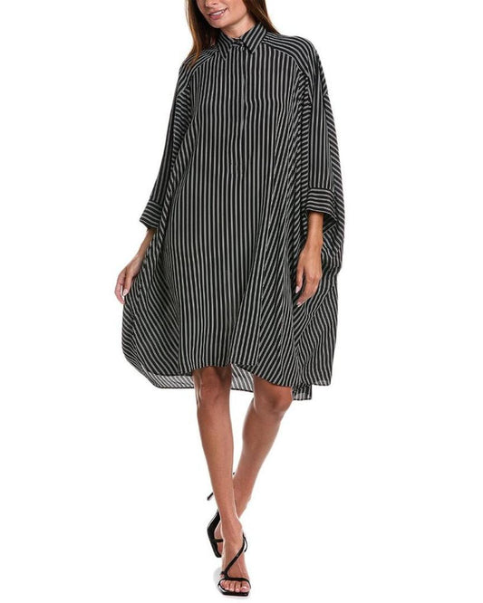 Michael Kors Collection Dolman Silk Shirtdress