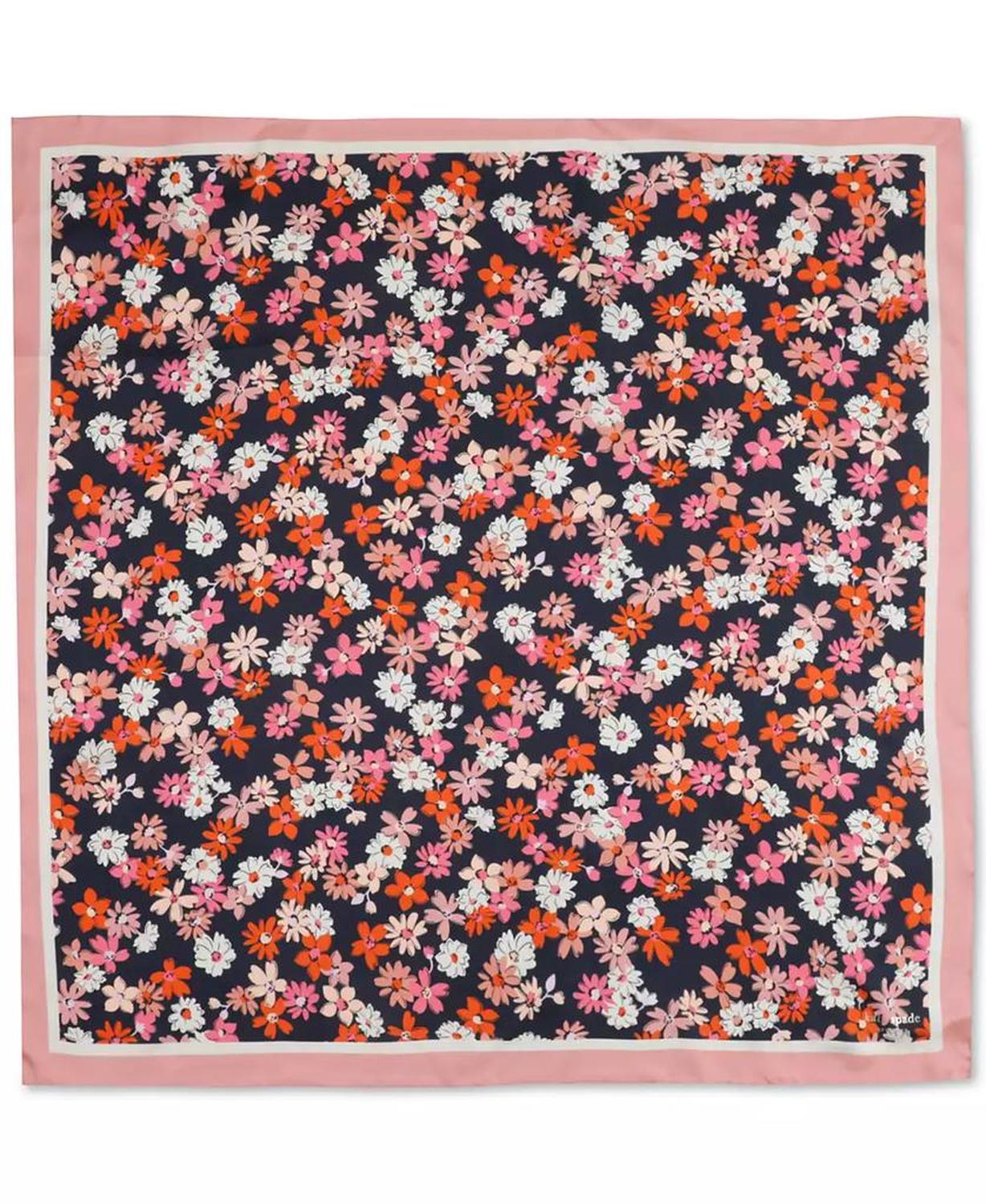 Women's Floral Medley Silk Square Scarf