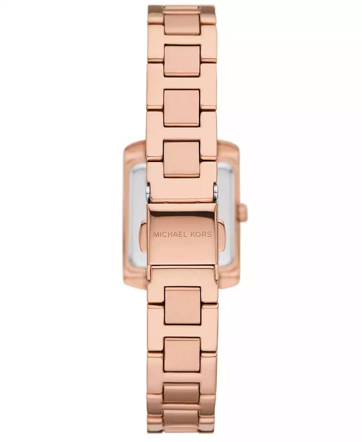 Women's Emery Three-Hand Rose Gold-Tone Stainless Steel Watch 22mm and Bracelet Gift Set