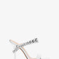 Bianca Embellished Metallic Leather Sandal