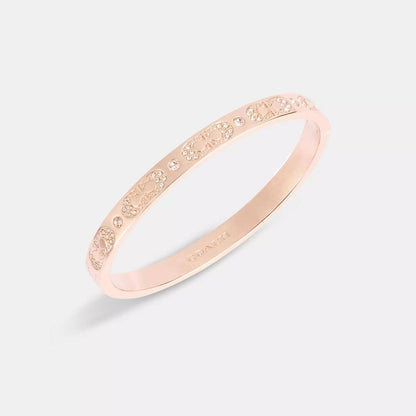 Signature Pavé Hinged Bangle