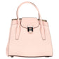 Michael Kors Large Bancroft Pebbled Hand Bag in Pastel Pink Calfskin Leather