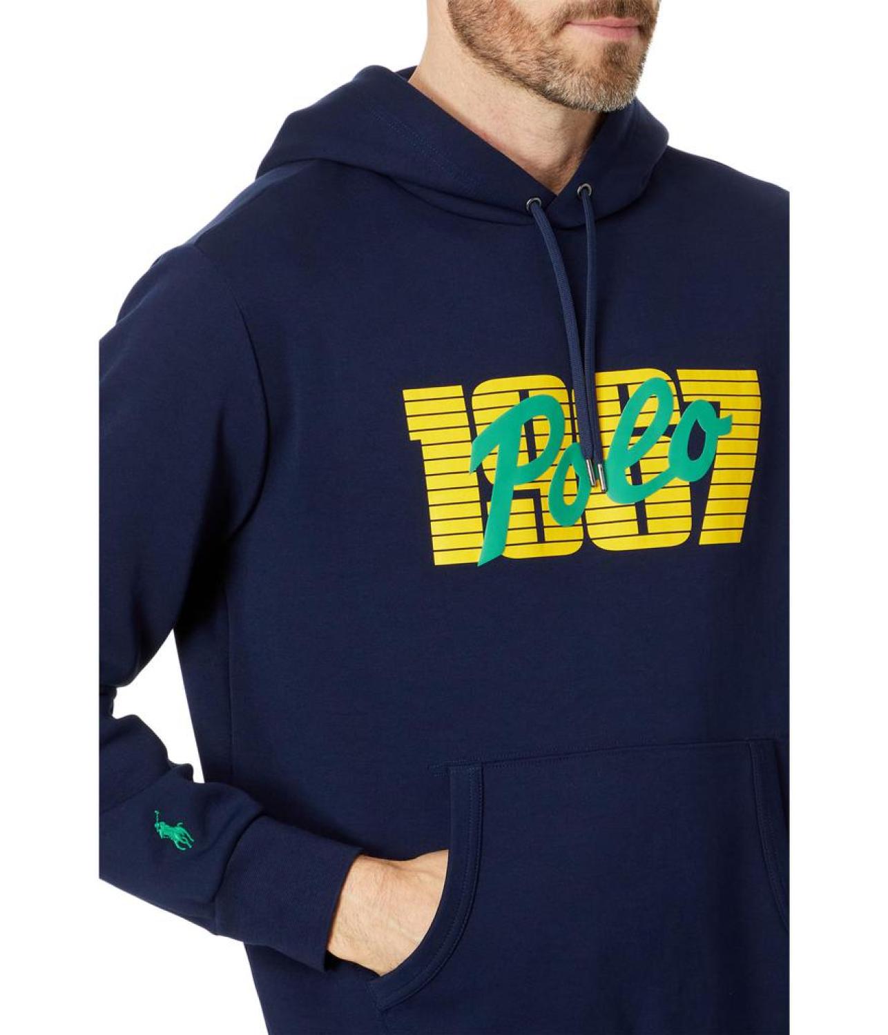 Logo Double-Knit Hoodie