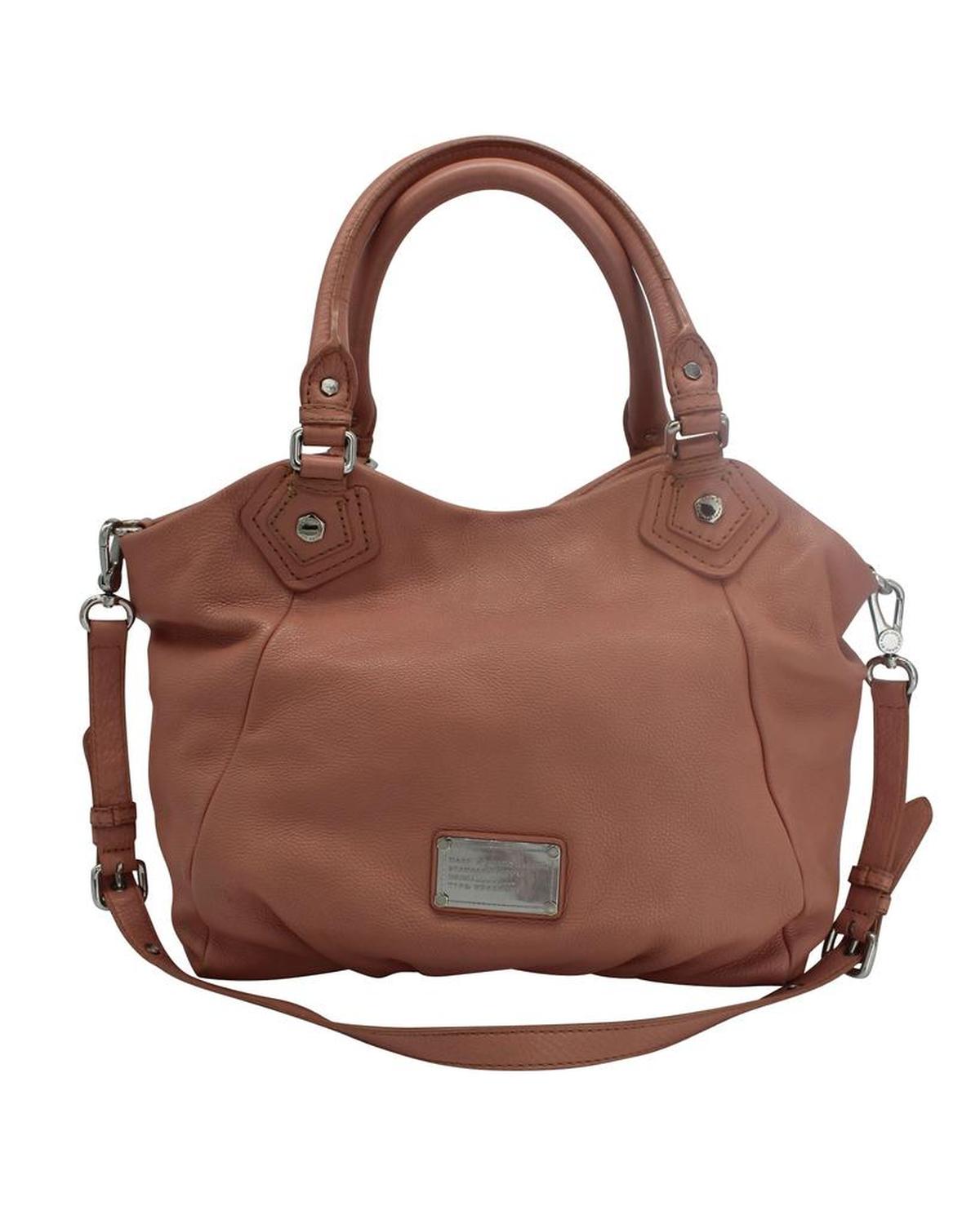 Marc by Marc Jacobs Classic Q Francesca Shoulder Bag in Hazelnut Leather