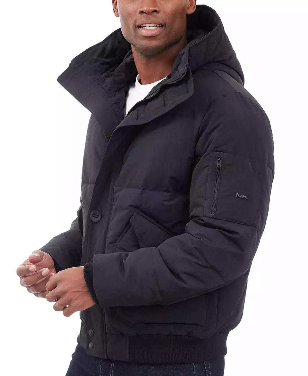 Men's Crinkle Nylon Heavy Short Snorkel Coat